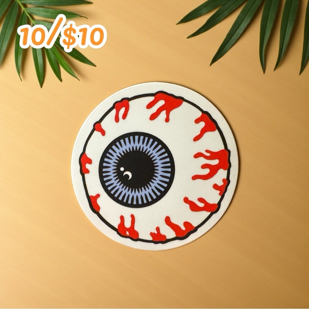 Creepy Eyeball Halloween Sticker – Matte Finish – Spooky Decor – Horror Sticker